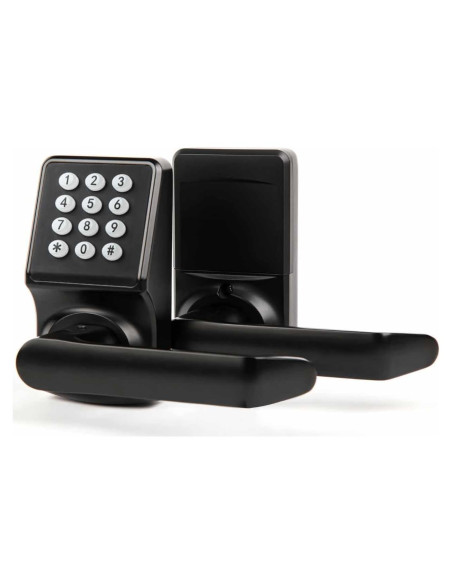 Cerradura Digital de Puerta Cielsa Dawn con Teclado y Manija - Sin Llave, Negro Mate