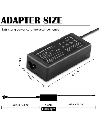 Cargador de Laptop 65W HP EliteBook ProBook Adaptador