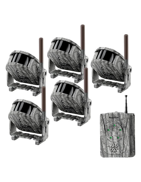 Kit de Alarma Inalámbrica Bestguarder SY007Plus 300m 5 Detectores