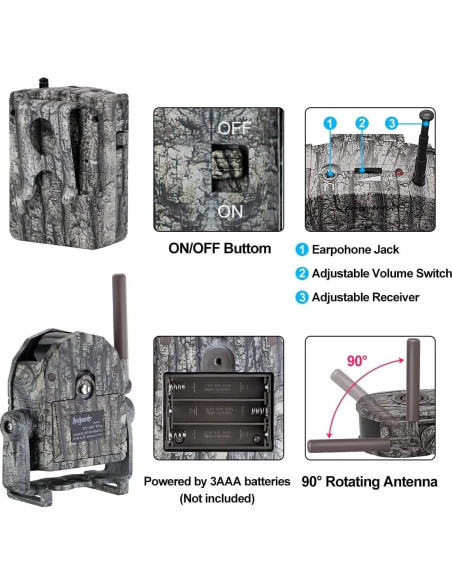 Kit de Alarma Inalámbrica Bestguarder SY007Plus 300m 5 Detectores