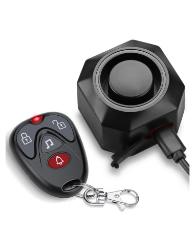 Alarma Antirrobo WSDCAM para Bicicleta Recargable USB 110dB