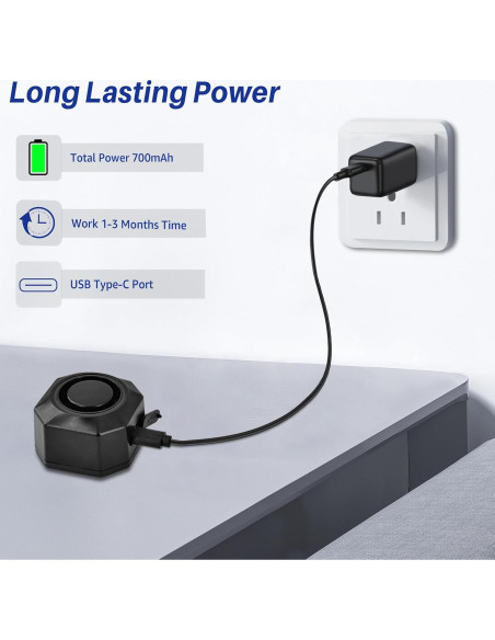 Alarma Antirrobo Cruxer USB-2PK para Bicicletas y Scooters