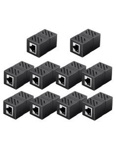 UGREEN Acoplador RJ45 Extensor Ethernet Femenino a Femenino - Paquete de 10 - Cat7/Cat6/Cat5e