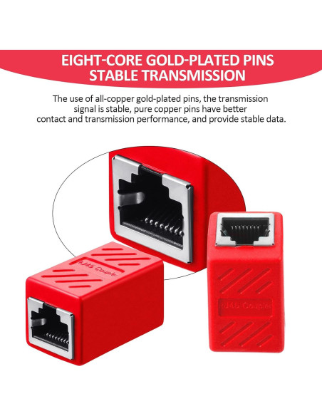 Adaptador RJ45 Hembra a Hembra Frienda Cat7/Cat6 - 10 Gbps