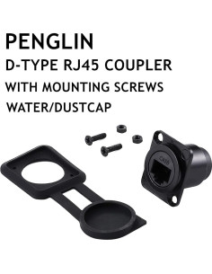 Acoplador RJ45 D-Type Hembrado 2 Piezas PENGLIN CAT6 2