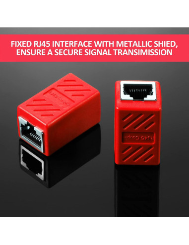 Adaptador RJ45 Hembra a Hembra Frienda Cat7/Cat6 - 10 Gbps