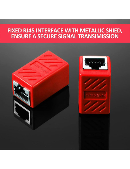 Adaptador RJ45 Hembra a Hembra Frienda Cat7/Cat6 - 10 Gbps