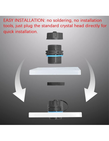 10 Conectores RJ45 a Prueba de Agua CAT6A ANMBEST