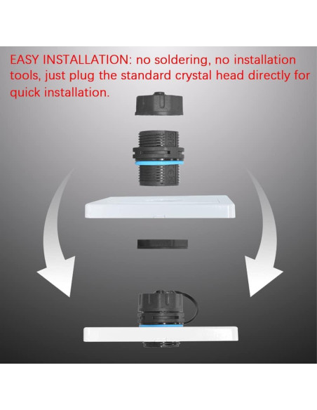 10 Conectores RJ45 a Prueba de Agua CAT6A ANMBEST