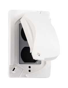 Cubierta de Salida a Prueba de Climas Sealproof 1 Gang Blanca 2