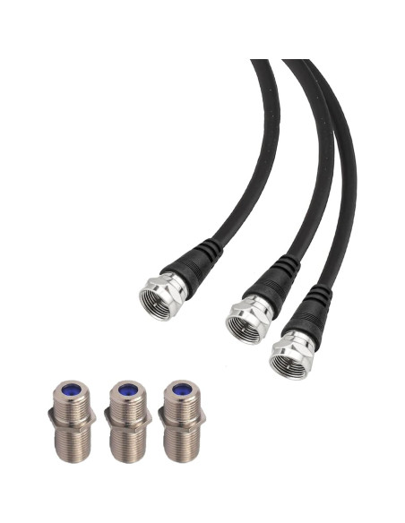 Divisor de Cable RG6 F-Type 3 Vías 30cm RedYutou