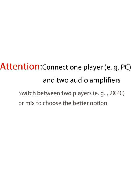 Divisor RCA 30.48cm Arklove 1 Macho a 2 Hembras 24K