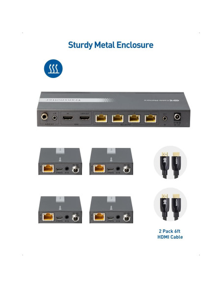 Divisor Extensor HDMI 4K 1x4 Cable Matters, 50m 60Hz