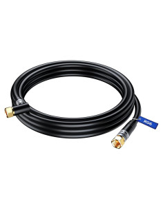Cable Coaxial RG6 Maximm 3.05m con conector 90 - Triple apantallado