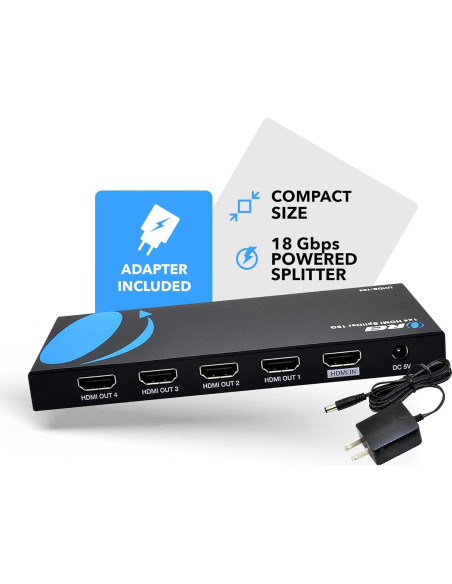 Divisor HDMI 1x4 OREI UHDS-104 4K 60Hz 18Gbps EDID