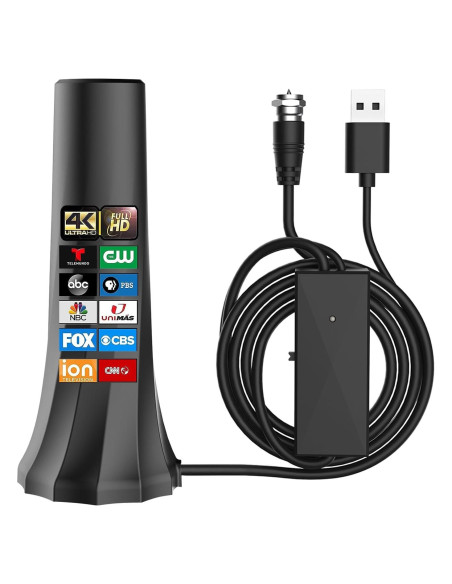 Antena de TV KLOMIER con Amplificador 4K HD 901 km