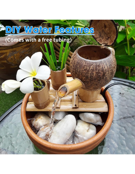 Bomba de Agua Solar 6W POPOSOAP para Jardín y Estanques