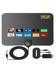 Antena Digital RUPA HDTV Ultra Fina 4K 1080P 1609 km