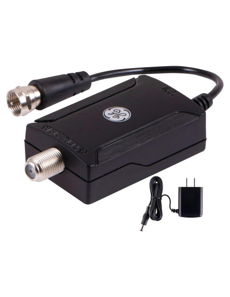 Amplificador de Antena de TV Interior GE 42178, Bajo Ruido, HD