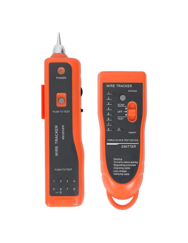 Probador de Cable de Red Goeco RJ11 RJ45 con Kit de Pelacables