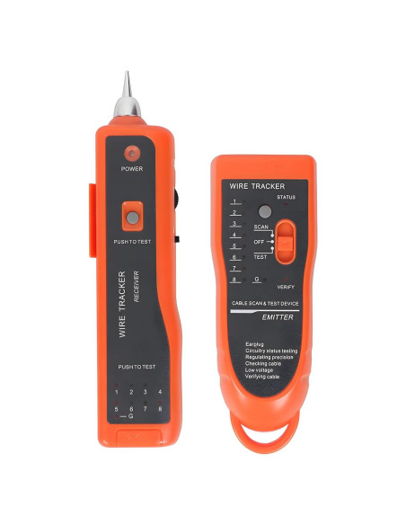 Probador de Cable de Red Goeco RJ11 RJ45 con Kit de Pelacables