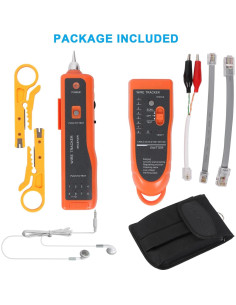 Probador de Cable de Red Goeco RJ11 RJ45 con Kit de Pelacables 2