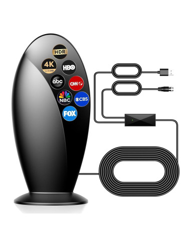 Antena de TV Digital AeroSign 650 Millas 4K HD Amplificada