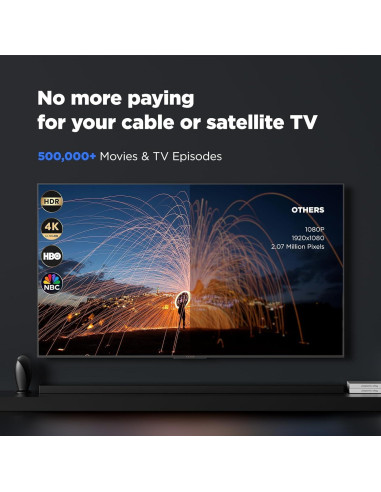 Antena de TV Digital AeroSign 650 Millas 4K HD Amplificada