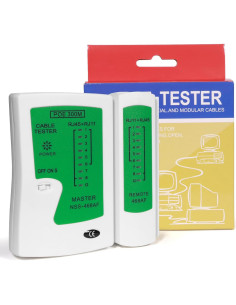 Probador de Cable de Red Therathy RJ45/RJ11/RJ12 - Cat5/Cat6 2