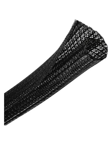 CrocSee Manga de Gestión de Cables 7,62 m Negro