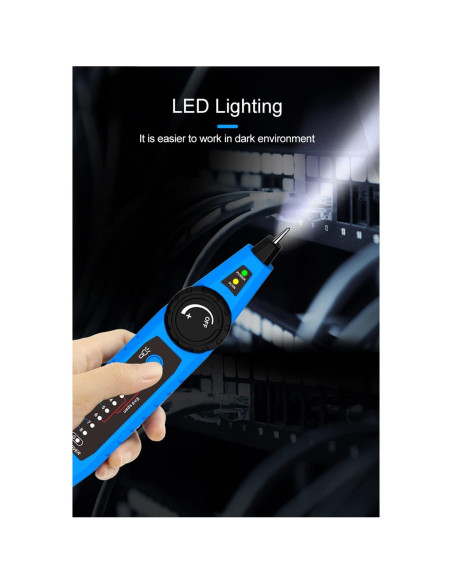 Probador de Cable de Red RockyMars NF-810 RJ11 RJ45 PoE