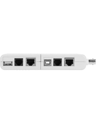 Probador de Cable de Red 4 en 1 iMBAPrice RJ11 RJ45 USB BNC