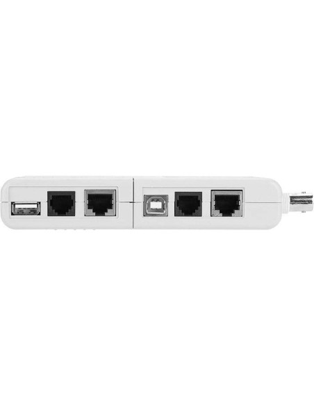 Probador de Cable de Red 4 en 1 iMBAPrice RJ11 RJ45 USB BNC