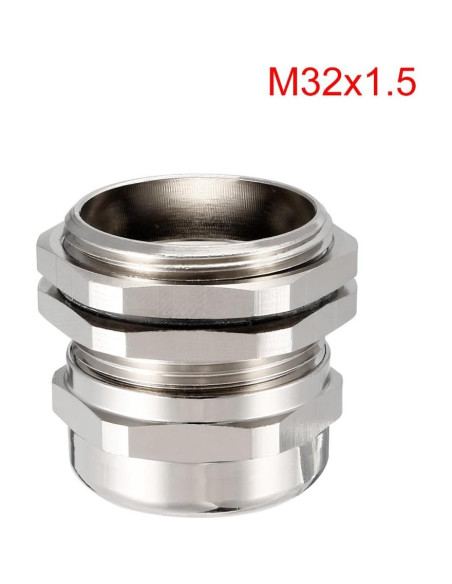 Conector Estanco de Metal uxcell M32 para Cable 15-20mm