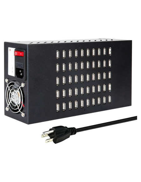 Estación de Carga USB Rápida RUANSZZ 50 Puertos 200W
