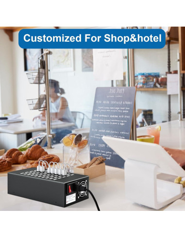 Estación de Carga USB Rápida RUANSZZ 50 Puertos 200W