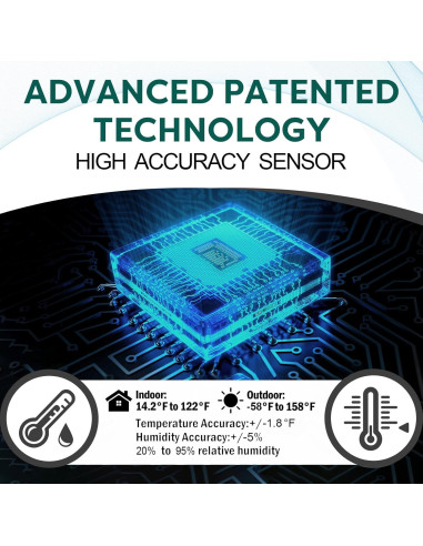 Estación Meteorológica Inalámbrica OBET B66 con 3 Sensores