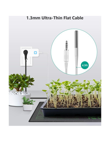 Controlador de Temperatura Bluetooth MOCREO 1100W para Reptiles