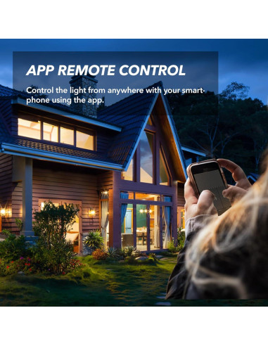 Interruptor de Luz Inteligente NillWay WiFi 1 Gang Negro