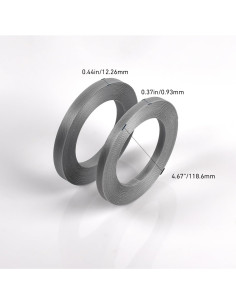 Cinta Adhesiva para Persianas Enrollables HUIYEETEX 50m PVC 2