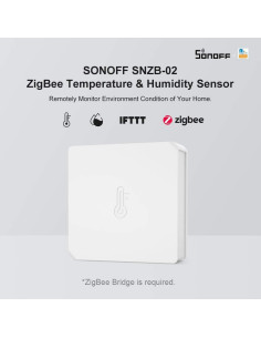 Sensor de Temperatura y Humedad SONOFF SNZB-02 ZigBee Interior 2