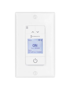 Temporizador Programable de Pared Intermatic 15A Wi-Fi Blanco
