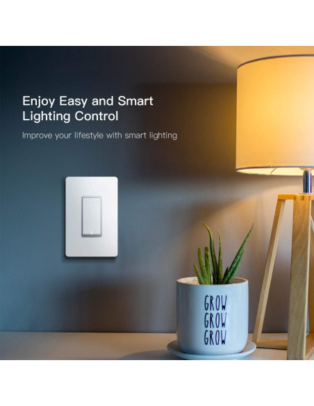 Interruptor Inteligente TREATLIFE 3 Vías WiFi 2.4GHz Paquete de 4 Interruptor Inteligente TREATLIFE 3 Vías WiFi 2.4GHz Paquete de 4