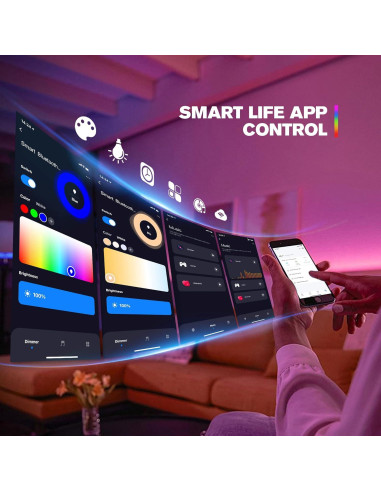 Controlador de tira LED LM053 Bluetooth 4.2 RGB CCT 10W