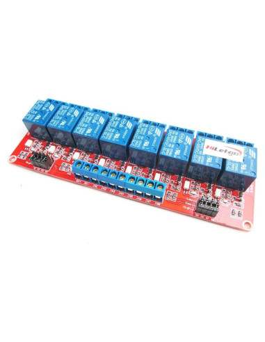 Módulo de Relé 8 Canales HiLetgo 5V con Aislamiento OPTO