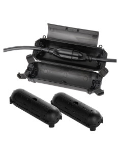 Flemoon Cubierta de Seguridad para Cable de Extensión IP44