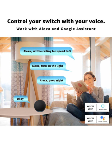 Control Remoto WiFi para Ventilador de Techo Humpptom JF028