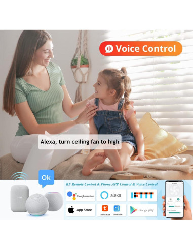 Control Remoto Universal WiFi para Ventiladores de Techo UBORSY