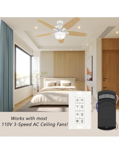 Control Remoto Universal WiFi para Ventiladores de Techo UBORSY
