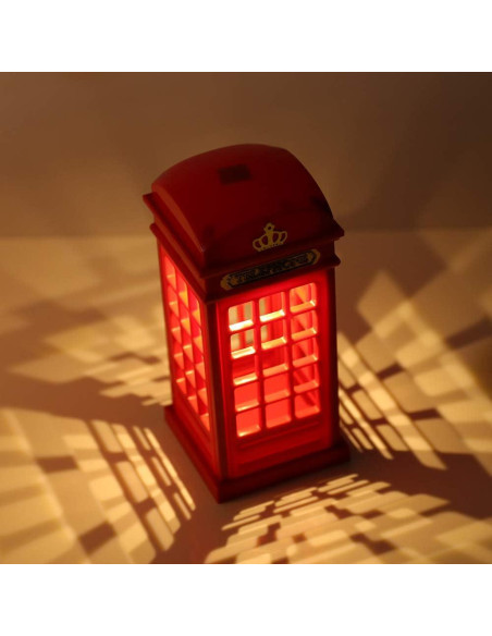 Lámpara de Noche LED Táctil Artyea Cabina Telefónica Vintage
